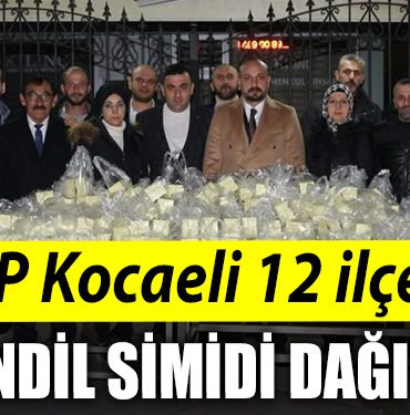 MHP Kocaeli 12 ilcede Kandil Simidi ikram etti