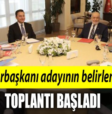 Millet Ittifakinin Cumhurbaskani adayini belirleyecegi toplanti basladi 1