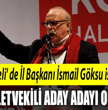 TIP Kocaeli de Il Baskani Ismail Goksu istifa etti
