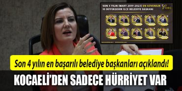 hurriyet en basarili ilce belediye baskani