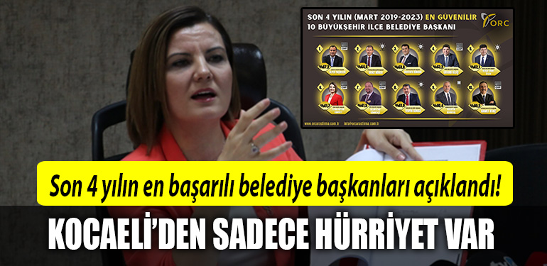 hurriyet en basarili ilce belediye baskani