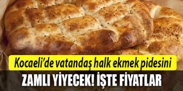 kocaeli halk ekmek ramazan pidesi fiyati
