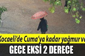 kocaeli hava durumu gece eksi 2