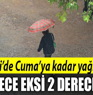 kocaeli hava durumu gece eksi 2