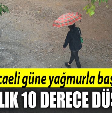 kocaeli hava durumu saganak yagmur 1