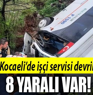 kocaeli isci servisi kaza