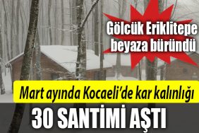 kocaeli kar golcuk