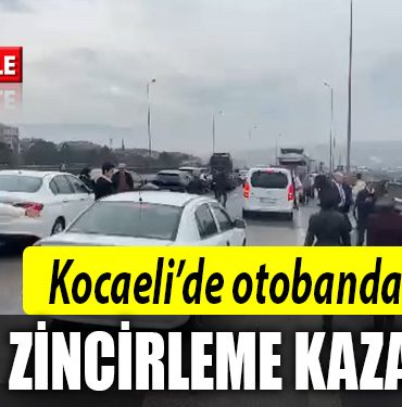 kocaeli kaza