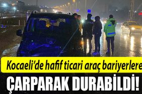 kocaeli kaza ticari arac 1