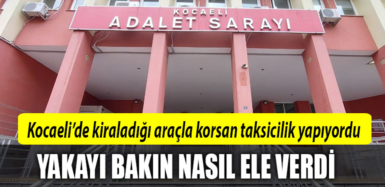 kocaeli korsan taksi