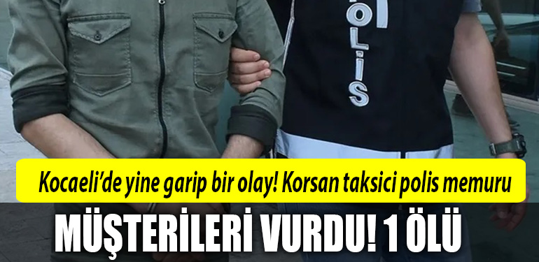 kocaeli polis memuru korsan taksi