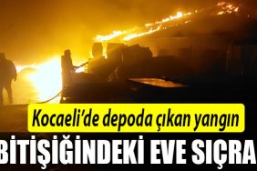 kocaeli yangin