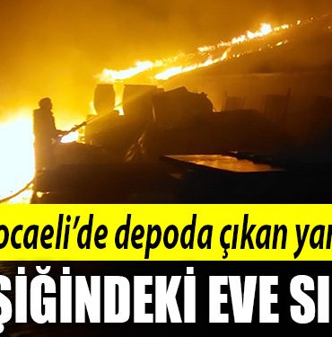 kocaeli yangin