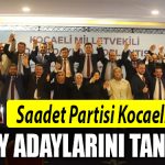 saadet partisi kocaeli aday adayi