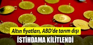 Altin fiyatlari ABDde tarim disi istihdama kilitlendi