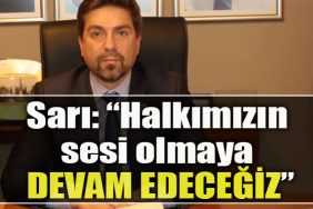 CHP Kocaeli Il Baskani Bulent Sari Halkimizin sesi olmaya devam edecegiz