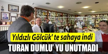 CHP Kocaeli Milletvekili adayi Harun Yildizli Golcuk te sahaya indi