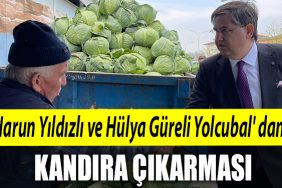 CHP Kocaeli Milletvekili adaylari Harun Yildizli ve Hulya Gureli Yolcubal dan Kandira cikarmasi