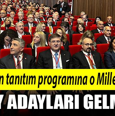 CHP nin tanitim programina o Milletvekili aday adaylari katilmadi