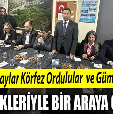 CHPli adaylar Korfez Ordulular Dernegi ve Kocaeli Ili Gumushane Tekkeliler Dernegi ile bulustu