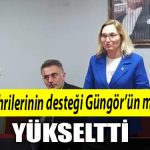 Hemsehrilerinin destegi CHP Kocaeli Milletvekili adayi Tulin Kececi Gungorun moralini yukseltti