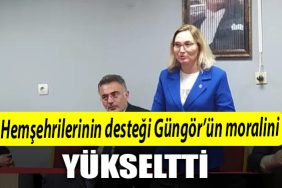Hemsehrilerinin destegi CHP Kocaeli Milletvekili adayi Tulin Kececi Gungorun moralini yukseltti