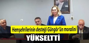Hemsehrilerinin destegi CHP Kocaeli Milletvekili adayi Tulin Kececi Gungorun moralini yukseltti