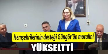 Hemsehrilerinin destegi CHP Kocaeli Milletvekili adayi Tulin Kececi Gungorun moralini yukseltti