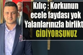 IYI Parti Il Baskan Yardimcisi Bugra Yigit Kilic Korkunun ecele faydasi yok. Yalanlarinizla birlikte gidiyorsunuz 2