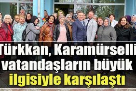 IYI Parti Kocaeli Milletvekili adayi Lutfu Turkkan Karamurselli vatandaslarin buyuk ilgisiyle karsilasti