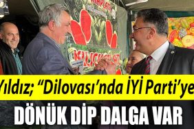 IYI Parti Kocaeli Milletvekili adayi Sanbaz Yildiz Dilovasinda IYI Partiye donuk dip dalga var