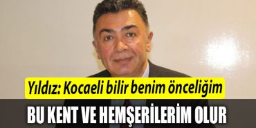 IYI Parti Kocaeli Milletvekili adayi Sanbaz Yildiz Kocaeli bilir benim onceligim bu kent ve hemserilerim olur