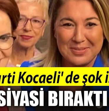 IYI Parti Kocaeli de sok istifa. Siyaseti birakti