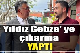 IYI Parti Milletvekili adayi Sanbaz Yildiz Gebze ye cikarma yapti