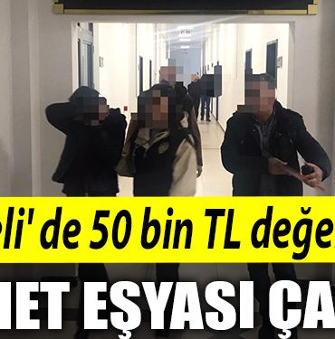 Kocaeli de 50 bin TL degerinde ziynet esyasi calan supheli yakayi ele verdi