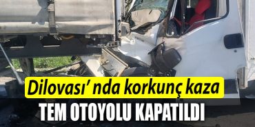 Kocaeli de Tira carpan kamyonetin surucusu aracta sikisti TEM otoyolu kapandi