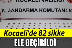 Kocaelide 82 sikke ele gecirildi