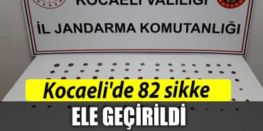 Kocaelide 82 sikke ele gecirildi