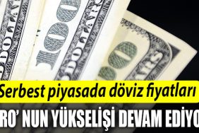 Serbest piyasada doviz fiyatlari