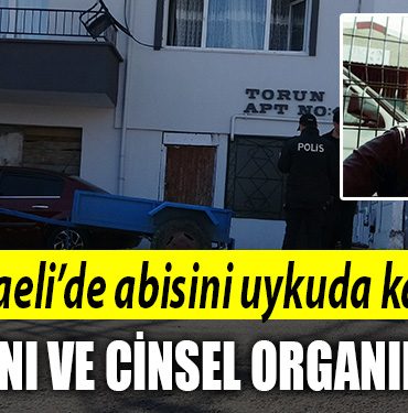 kocaeli abisinin bogazini kesti