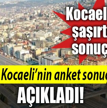 kocaeli anket