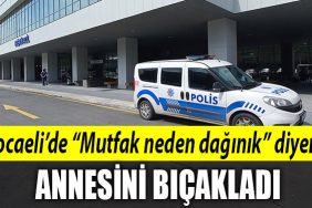 kocaeli annesini bicakladi