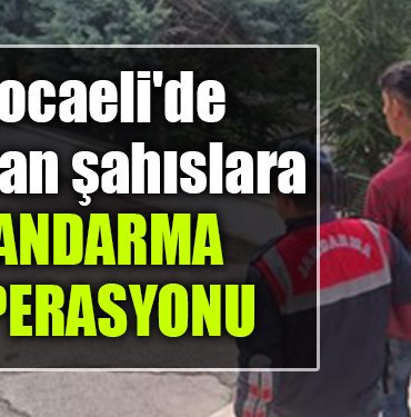 kocaeli aranan sahis