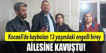 kocaeli kaybolan engelli birey