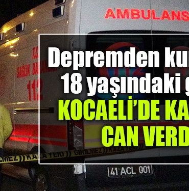 kocaeli kaza depremzede