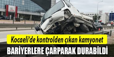 kocaeli kaza kamyonet