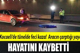 kocaeli kaza tunel