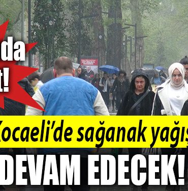 kocaeli saganak