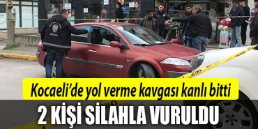 kocaeli silahli kavga