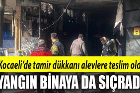 kocaeli yangin